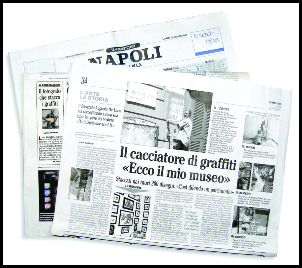LA PERFORMANCE: IL CACCIATORE DI GRAFFITI (di Augusto De Luca) 3 Cacciatore di Graffiti