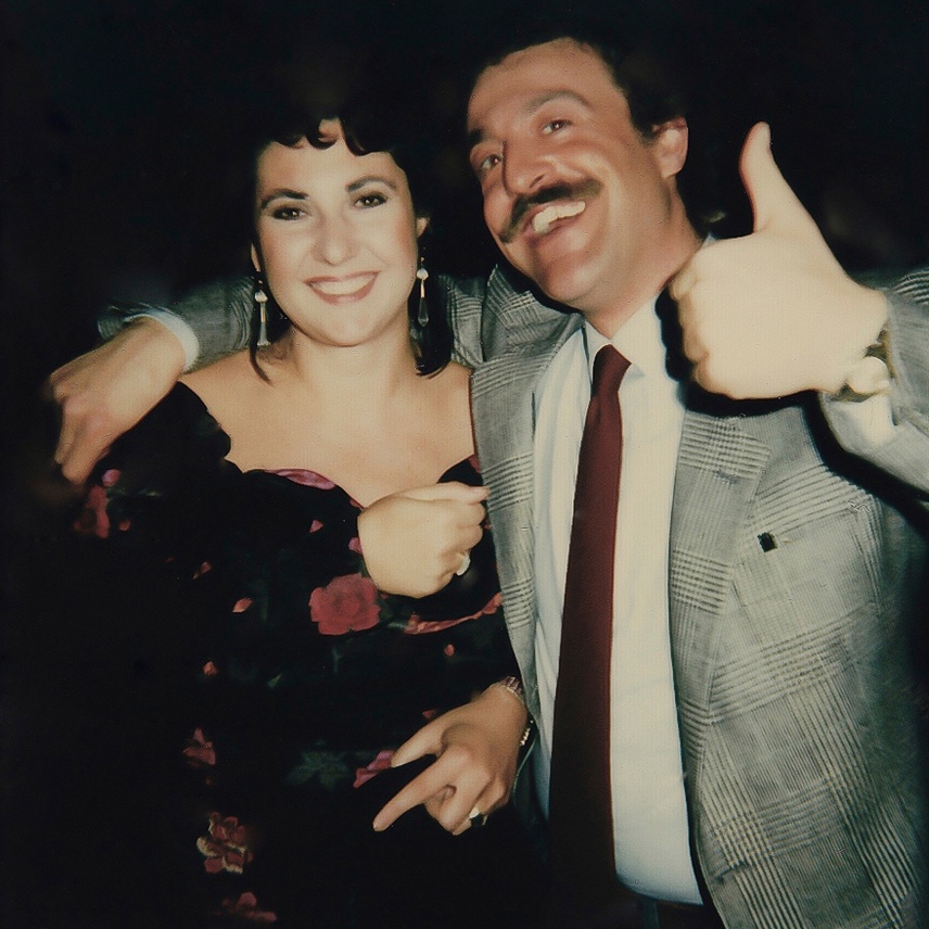 IL RITRATTO: MARISA LAURITO (di Augusto De Luca) 2 Polaroid con Marisa Laurito e Augusto De Luca
